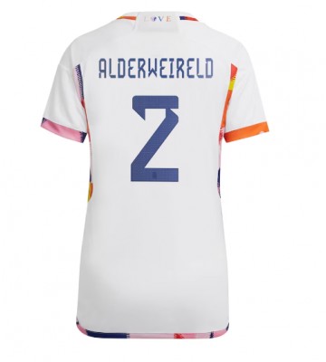 Belgia Toby Alderweireld #2 Koszulka Wyjazdowych Kobiety MŚ 2022 Krótki Rękaw